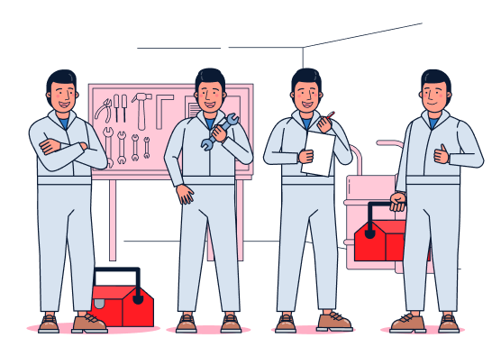 Mechanics illustration